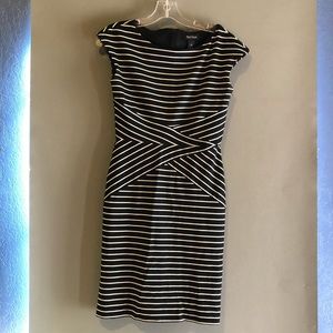 White House black market beautiful stripped dress